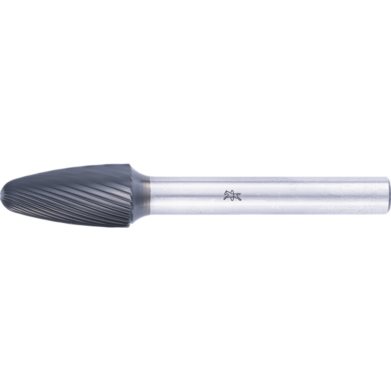 PFERD  Wysokowydajny trzpień frezarski ze stopów twardych, kształt drzewa RBF, Ø 10x20 mm, Ø trzonka 6 mm Z5, powłoka HICOAT, un