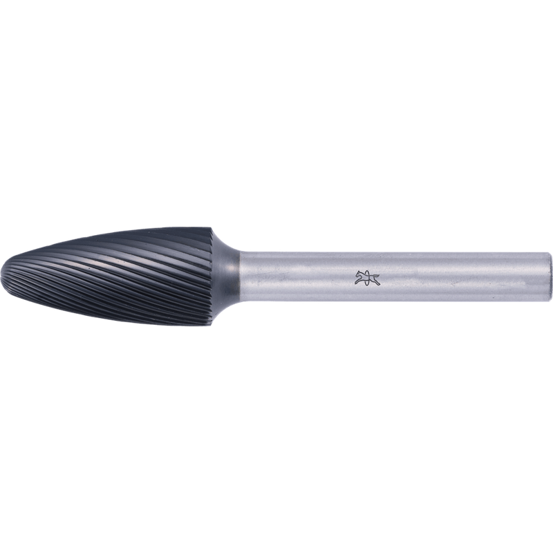 PFERD  Wysokowydajny trzpień frezarski ze stopów twardych, kształt drzewa RBF, Ø 12x25 mm, Ø trzonka 6 mm Z5, powłoka HICOAT, un