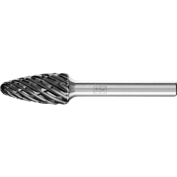 PFERD  Wysokowydajny trzpień frezarski ze stopów twardych STEEL kształt drzewa RBF Ø 12 x 25 mm trzpień Ø 6 mm HICOAT do stali