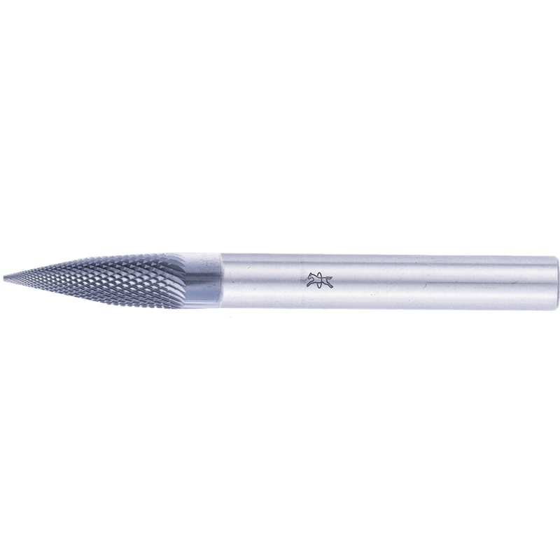 PFERD  Wysokowydajny trzpień frezarski ze stopów twardych MICRO, ostrołuk SPG, Ø 6x18 mm, Ø trzonka 6 mm, powłoka HICOAT, do obr