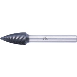 PFERD  Wysokowydajny trzpień frezarski ze stopów twardych ostrołuk SPG, Ø 10 x 20 mm, Ø trzonka 6 mm Z5, powłoka HICOAT, uniwers