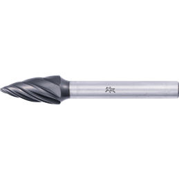 PFERD  Wysokow. trzpień frezarski ze stopów twardych ALU, ostrołuk SPG, Ø6x18mm, Øtrzonka 6mm, powłoka HICOAT, do aluminium / me