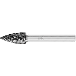 PFERD  Wysokowydajny trzpień frezarski ze stopów twardych STEEL kształt pocisku SPG Ø 10 x 20 mm trzpień Ø 6 mm HICOAT do stali