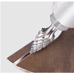 PFERD  Wysokowydajny trzpień frezarski ze stopów twardych STEEL kształt pocisku SPG Ø 10 x 20 mm trzpień Ø 6 mm HICOAT do stali