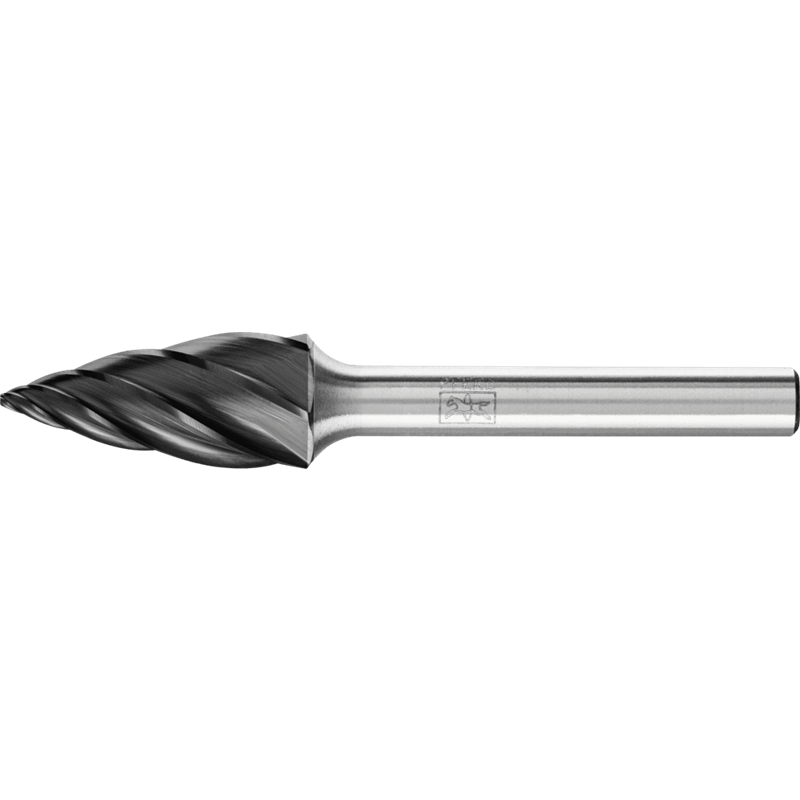 PFERD  Wysokowydajny trzpień frezarski ze stopów twardych ALU o kształcie pocisku SPG Ø 12 x 25 mm trzpień Ø 6 mm HICOAT do alum