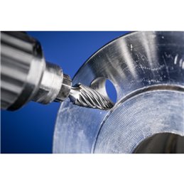 PFERD  Wysokowydajny trzpień frezarski ze stopów twardych INOX kształt pocisku SPG Ø 12 x 25 mm trzpień Ø 6 mm HICOAT do stali n