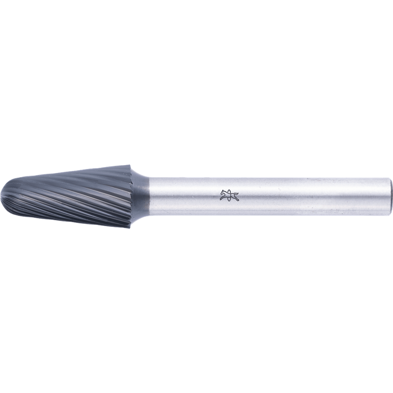 PFERD  Wysokowydajny trzpień frezarski ze stopów twardych, kształt stożkowy KEL, Ø10x20 mm, Øtrzonka 6mm Z3, powłoka HICOAT, uni