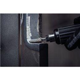 PFERD  Wysokowydajny trzpień frezarski ze stopów twardych STEEL, kształt stożkowy KEL, ø 10 x 20 mm, ø trzpienia 6 mm, HICOAT, d