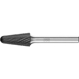 PFERD  Wysokowydajny trzpień frezarski ze stopów twardych, kształt stożkowy KEL, ø 12 x 25 mm, ø trzpienia 6 mm, Z3P HICOAT, uni