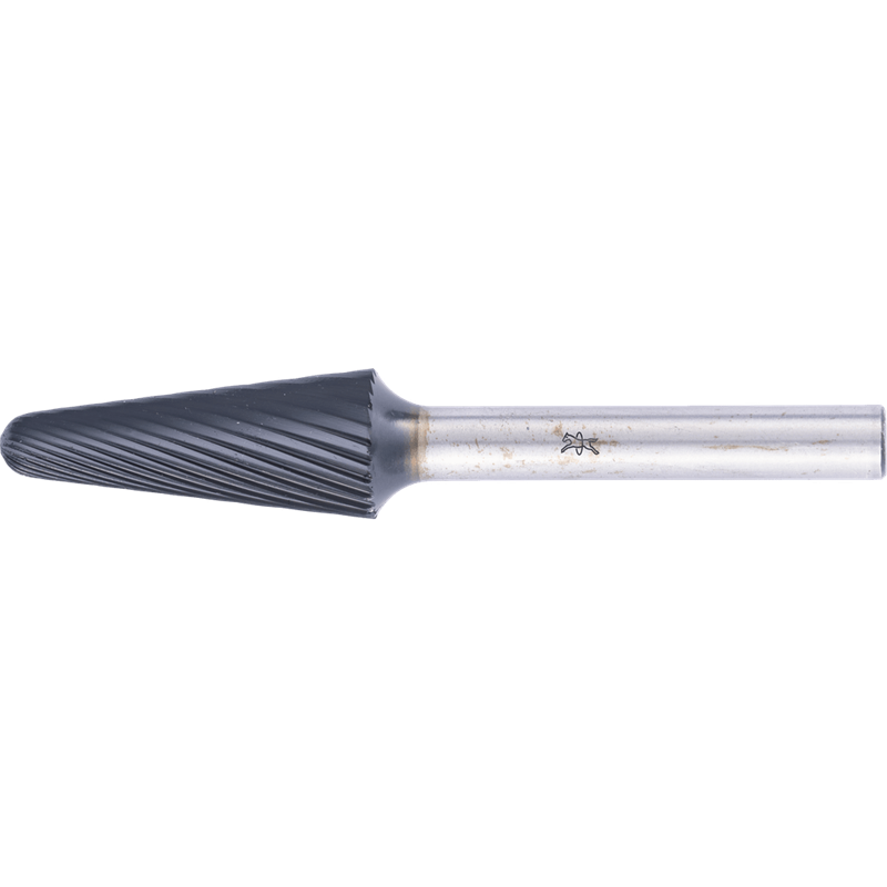 PFERD  Wysokowydajny trzpień frezarski ze stopów twardych, kształt stożkowy KEL, Ø12x30 mm, Øtrzonka 6mm Z3, powłoka HICOAT, uni