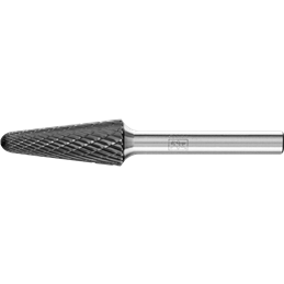 PFERD  Wysokowydajny trzpień frezarski ze stopów twardych, kształt stożkowy KEL, ø 12 x 30 mm, ø trzpienia 6 mm, Z3P HICOAT, uni