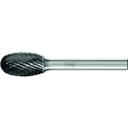 PFERD  Wysokowydajny trzpień frezarski ze stopów twardych kształt kropli TRE Ø 12 x 20 mm trzpień Ø 6 mm Z3P HICOAT uniwersalne