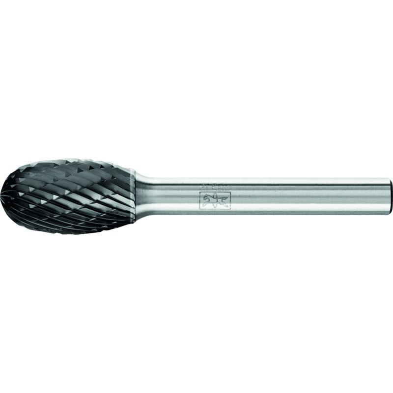 PFERD  Wysokowydajny trzpień frezarski ze stopów twardych kształt kropli TRE Ø 12 x 20 mm trzpień Ø 6 mm Z3P HICOAT uniwersalne