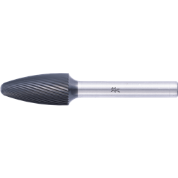 PFERD  Wysokowydajny trzpień frezarski ze stopów twardych, kształt kropli TRE Ø 12 x 20 mm, Ø trzonka 6 mm Z5 HICOAT, uniwersaln