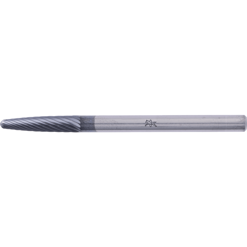 PFERD  Wysokow. trzpień frezarski ze stopów twardych, kształt drzewa RBF, Ø3x13mm, Øtrz. 3mm Z3P, powłoka HICOAT, uniwersalne śr