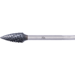 PFERD  Wysokow. trzpień frezarski ze stopów twardych ostrołuk SPG,Ø6x13mm,Øtrzonka 3mm Z3P,powłoka HICOAT,uniwersalny,średni uzę