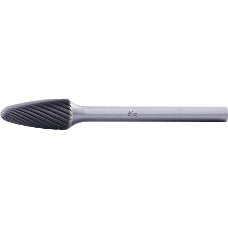 PFERD  Wysokowydajny trzpień frezarski ze stopów twardych, kształt drzewa RBF, Ø 6x13 mm, Ø trzonka 3 mm Z5, powłoka HICOAT, uni