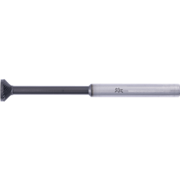 PFERD  Wysokow. trzp. frez. ze st. tw. z uzębieniem czołowym WKN 10x3mm Øtrzonka 6x75mm Z3, powłoka HICOAT, do fazow. i odgr. do