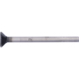 PFERD  Wysokow. trzp. frez. ze st. tw. z uzębieniem czołowym WKN 16x6mm Øtrzonka 6x75mm Z3, powłoka HICOAT, do fazow. i odgr. do