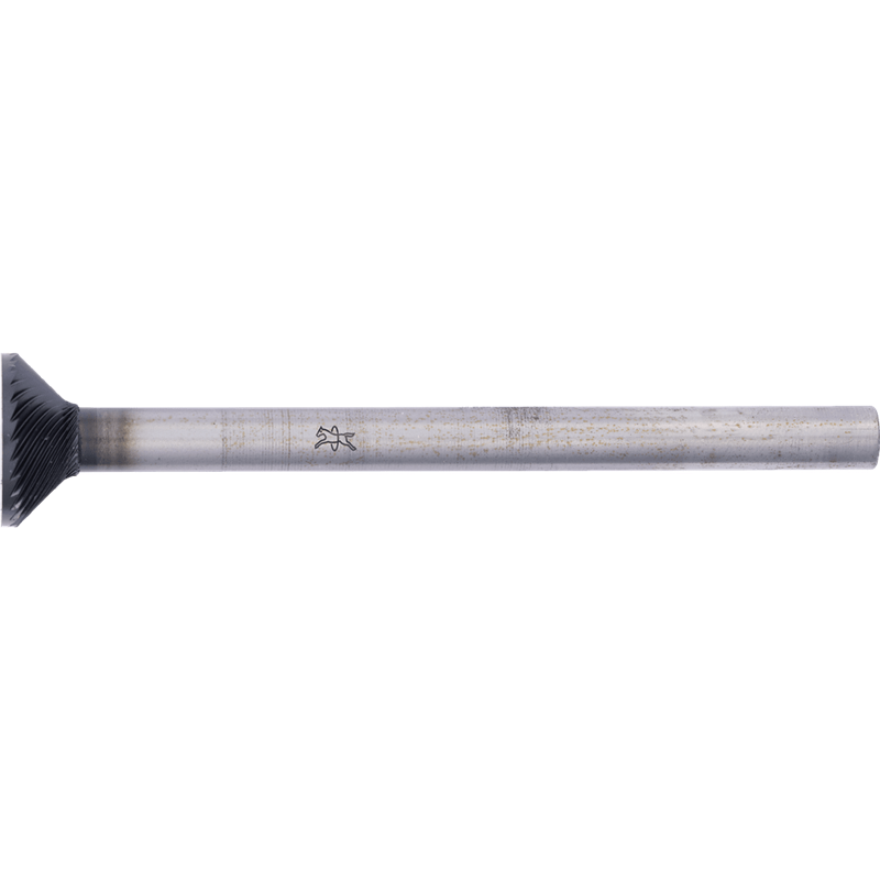 PFERD  Wysokow. trzp. frez. ze st. tw. z uzębieniem czołowym WKN 16x6mm Øtrzonka 6x75mm Z3, powłoka HICOAT, do fazow. i odgr. do