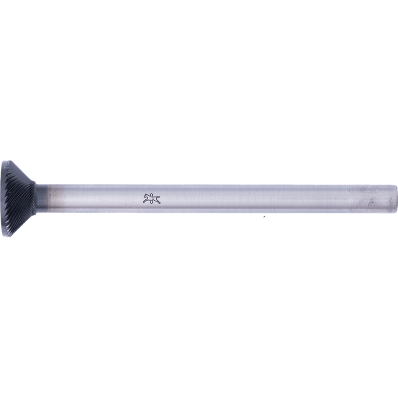 PFERD  Wysokow. trzp. frez. ze st. tw. z uzębieniem czołowym WKN 16x6mm, Øtrzonka 6x75mm Z5 powłoka HICOAT do fazow. i odgr. do 