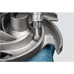 PFERD  Zestaw wysokowydajnych trzpieni frezarskich ze stopów twardych 1412 ALLROUND 5-częściowy Ø 12mm, Ø trzpienia 6mm uniw. do