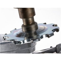 PFERD  Wysokowydajna tarcza frezarska ALUMASTER HSD-R Ø 150 mm do stosowania z robotami do obróbki aluminium z powłoką HICOAT