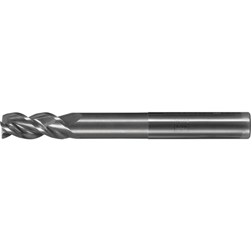 PFERD  Frez pełnowęg. Ø12mm, 3 krawędzie tnące, 2xDC, bardzo długa szyjka, fazowanie 0,25mm, niepowlekany, trzpień HA, Performan