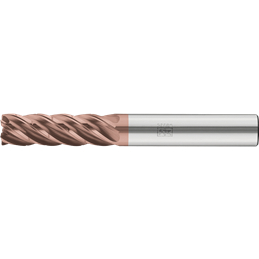 PFERD  Frez pełnowęg. Ø20mm, 5 kraw. tnących, z łam. wiórów, 3xDC, promień 1mm, z powłoką AlTiN/TiSiXN, trzpień HB, Performance,