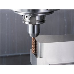 PFERD  Frez pełnowęg. Ø10mm 5 kraw. tnących, z łam. wiórów, 4xDC, promień 0,5mm, z powłoką AlTiN/TiSiXN, trzpień HB, Performance