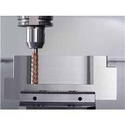 PFERD  Frez pełnowęg. Ø10mm 5 kraw. tnących, z łam. wiórów, 5xDC, promień 0,5mm, z powłoką AlTiN/TiSiXN, trzpień HB, Performance