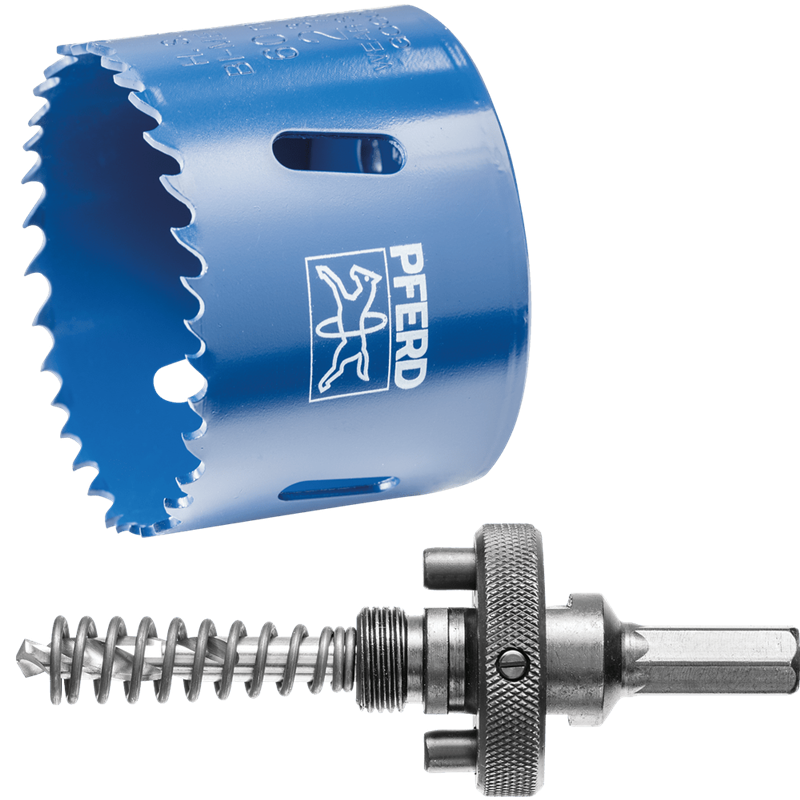 PFERD  Zestaw otwornic HSS dwuczęściowy Ø60 mm