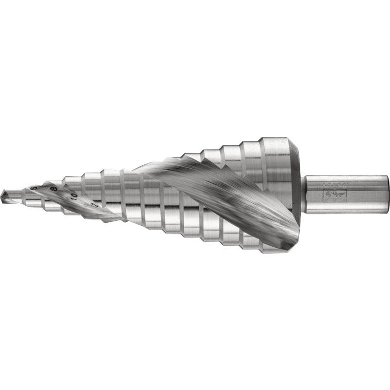 PFERD  Wiertło stopniowe HSS 14 stopni wiercenia Ø 4–30 mm 3-płaszczyznowy trzpień Ø 10 mm