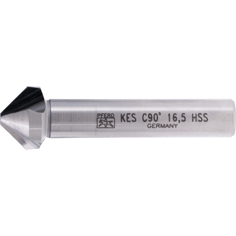 PFERD  Pogłębiacz stożkowy i okrawacz HSS 90° Ø 16,5 mm trzpień Ø 10 mm DIN 335 C