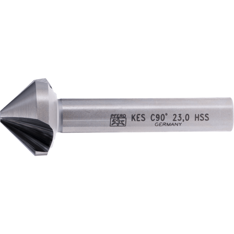 PFERD  Pogłębiacz stożkowy i okrawacz HSS 90° Ø 23 mm trzpień Ø 10 mm DIN 335 C