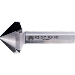 PFERD  Pogłębiacz stożkowy i okrawacz HSS 90° Ø 31 mm trzpień Ø 12 mm DIN 335 C 3-płaszczyznowy