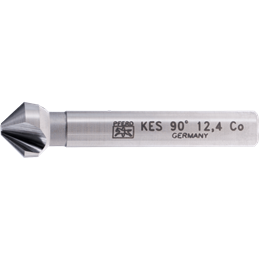 PFERD  Pogłębiacz stożkowy i okrawacz HSSE Co5 90° Ø 12,4 mm trzpień Ø 8 mm DIN 335 C