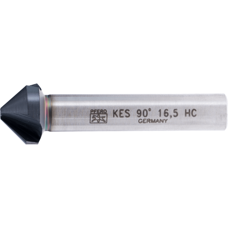 PFERD  Pogłębiacz stożkowy i okrawacz HSS 90° Ø 16,5 mm trzpień Ø 10 mm DIN 335 C z powłoką HICOAT