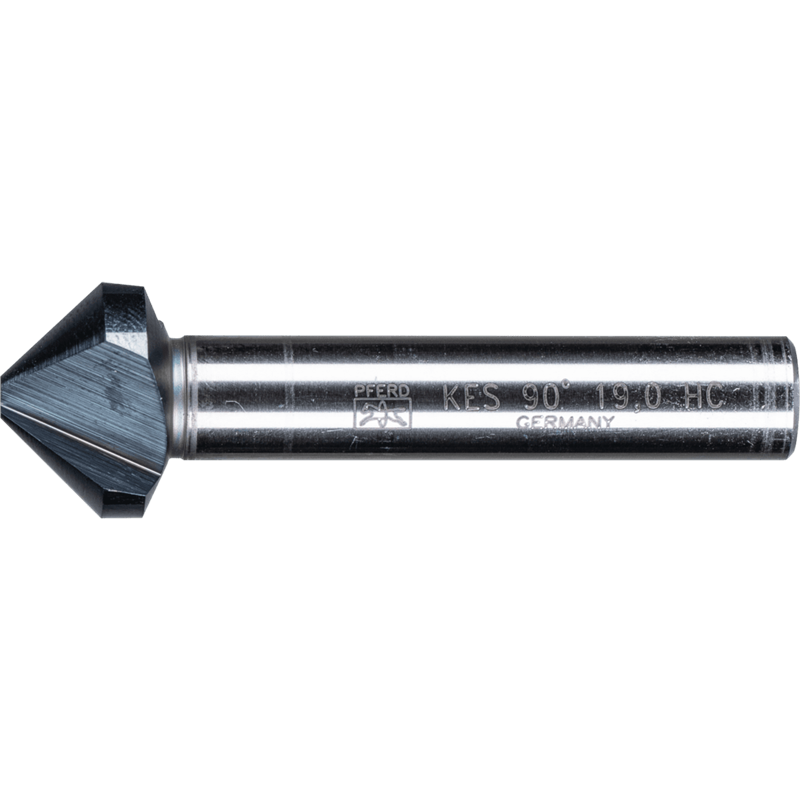 PFERD  Pogłębiacz stożkowy i okrawacz HSS 90° Ø 19 mm trzpień Ø 10 mm DIN 335 C z powłoką HICOAT