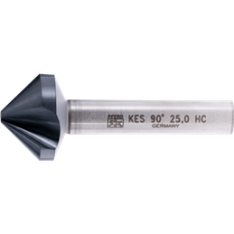 PFERD  Pogłębiacz stożkowy i okrawacz HSS 90° Ø 25 mm trzpień Ø 10 mm DIN 335 C z powłoką HICOAT