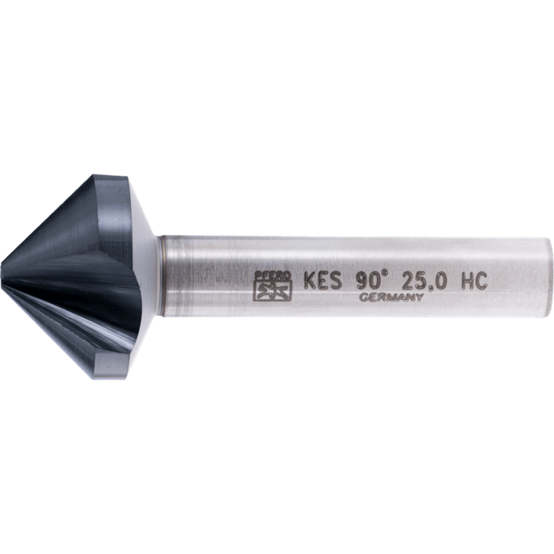 PFERD  Pogłębiacz stożkowy i okrawacz HSS 90° Ø 25 mm trzpień Ø 10 mm DIN 335 C z powłoką HICOAT