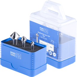 PFERD  Zestaw pogłębiaczy stożkowych HSS 3-częściowy DIN 335 C 90°