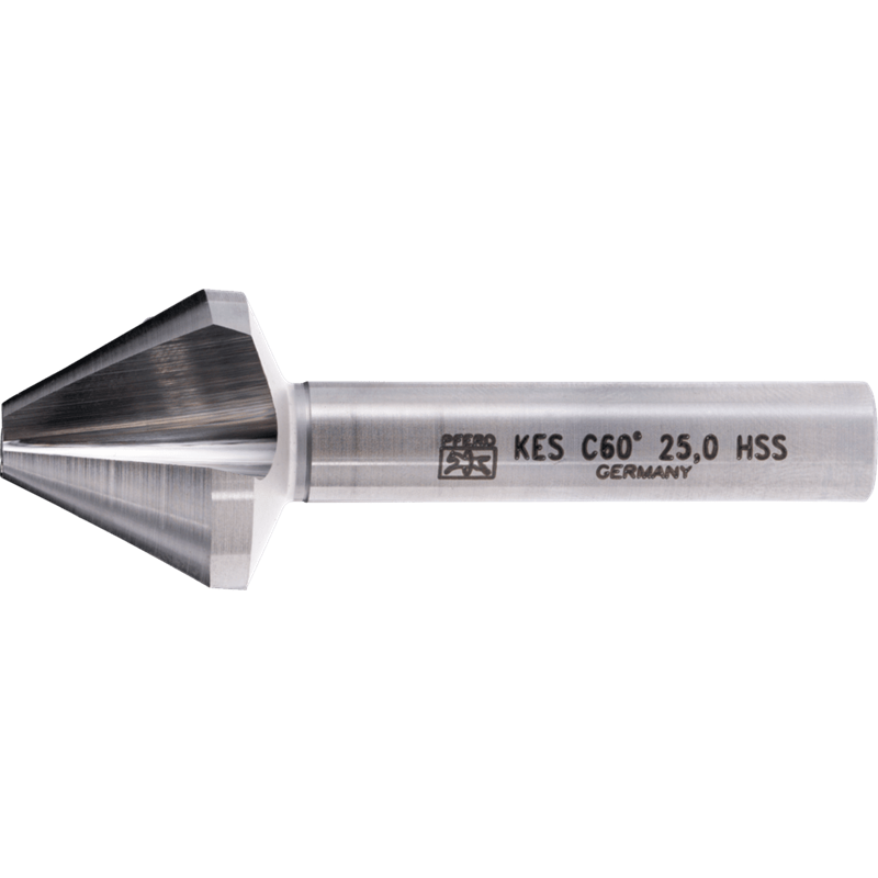 PFERD  Pogłębiacz stożkowy i okrawacz HSS 60° Ø 25 mm trzpień Ø 10 mm DIN 334 C