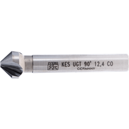 PFERD  Pogłębiacz stożkowy i okrawacz HSSE Co5 90° Ø 12,4 mm trzpień Ø 8 mm DIN 335 C o podziałce nierównomiernej