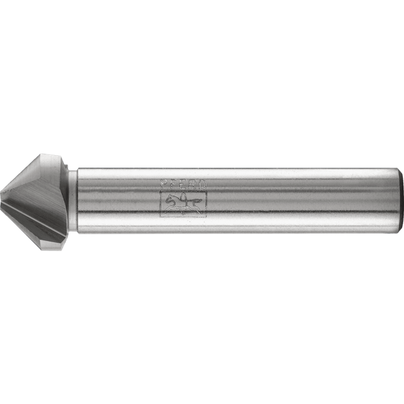 PFERD  Pogłębiacz stożkowy i okrawacz HSSE Co5 90° Ø 15 mm trzpień Ø 10 mm DIN 335 C o podziałce nierównomiernej