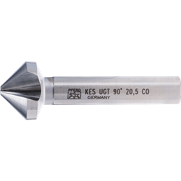 PFERD  Pogłębiacz stożkowy i okrawacz HSSE Co5 90° Ø 20,5 mm trzpień Ø 10 mm DIN 335 C o podziałce nierównomiernej