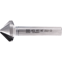 PFERD  Pogłębiacz stożkowy i okrawacz HSSE Co5 90° Ø 23 mm trzpień Ø 10 mm DIN 335 C o podziałce nierównomiernej