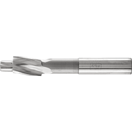 PFERD  Płaski pogłębiacz HSS z czopem prowadzącym DIN 373 Ø 15,0 mm trzpień Ø 12 mm drobne do otworów przelotowych