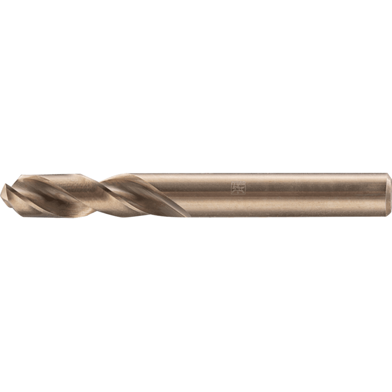 PFERD  Wiert. spir. INOX Ø10,0mm HSS-E Co5 N DIN 1897 135°, wersja bardzo krótka do użytku w robotach i maszynach do ciągliwych 