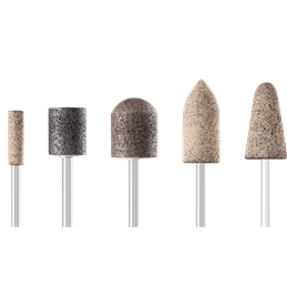 PFERD  Zestaw ściernic trzpieniowych INOX 5-cz. trzpień Ø 6 mm A30/46/60 do stali nierdzewnej